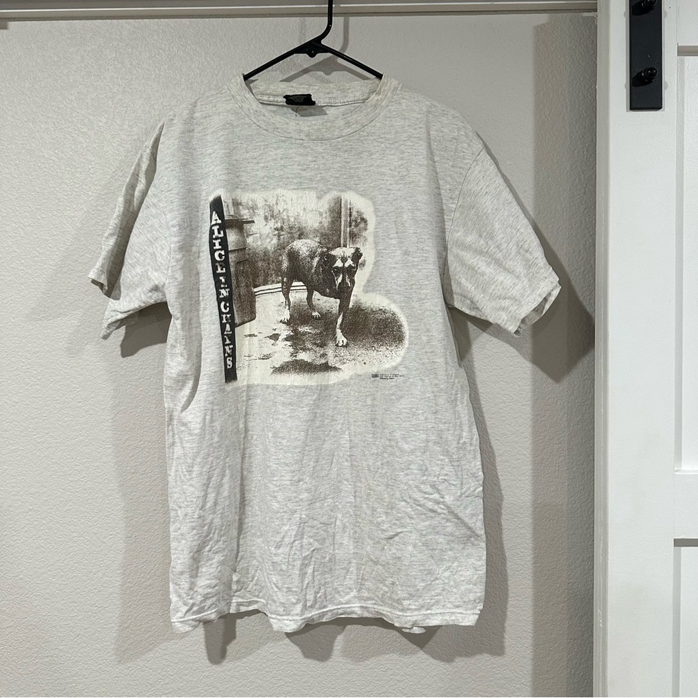 Vintage 1995 Alice In Chains Tripod t-shirt Size L 90s Grunge